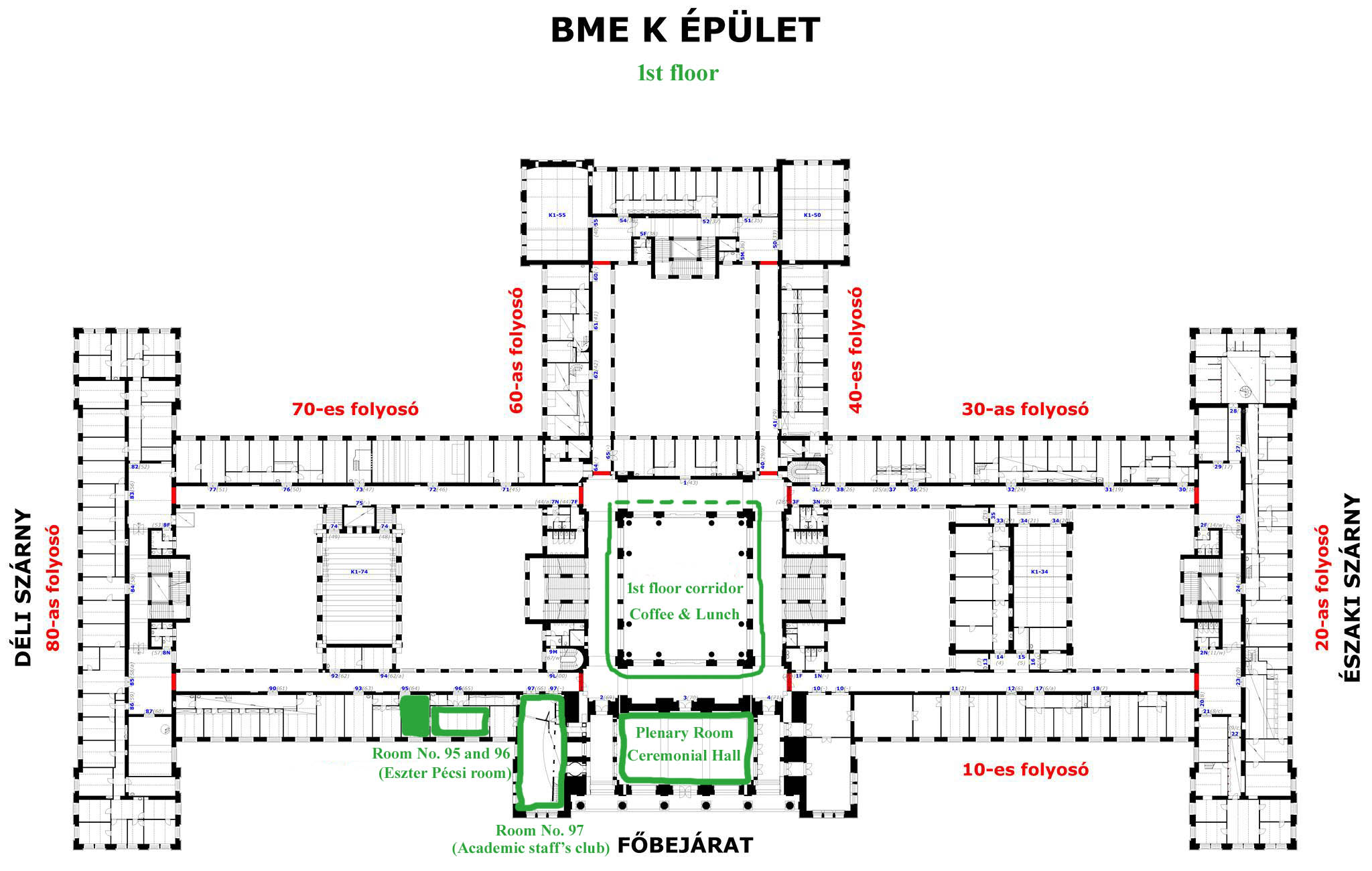 BME plan of first floor